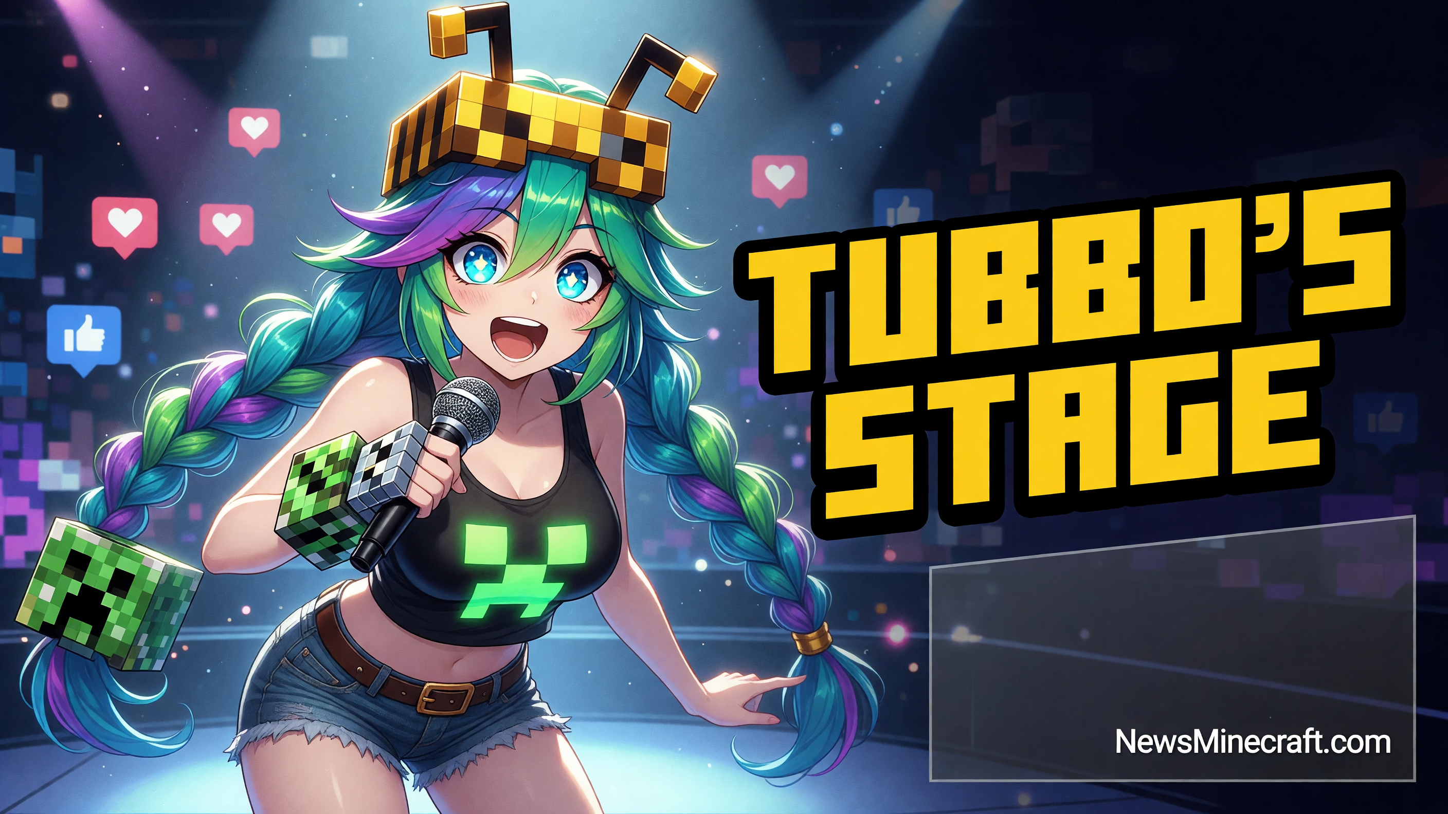 Tubbo Scores Minecraft Live Pre-Show Stage