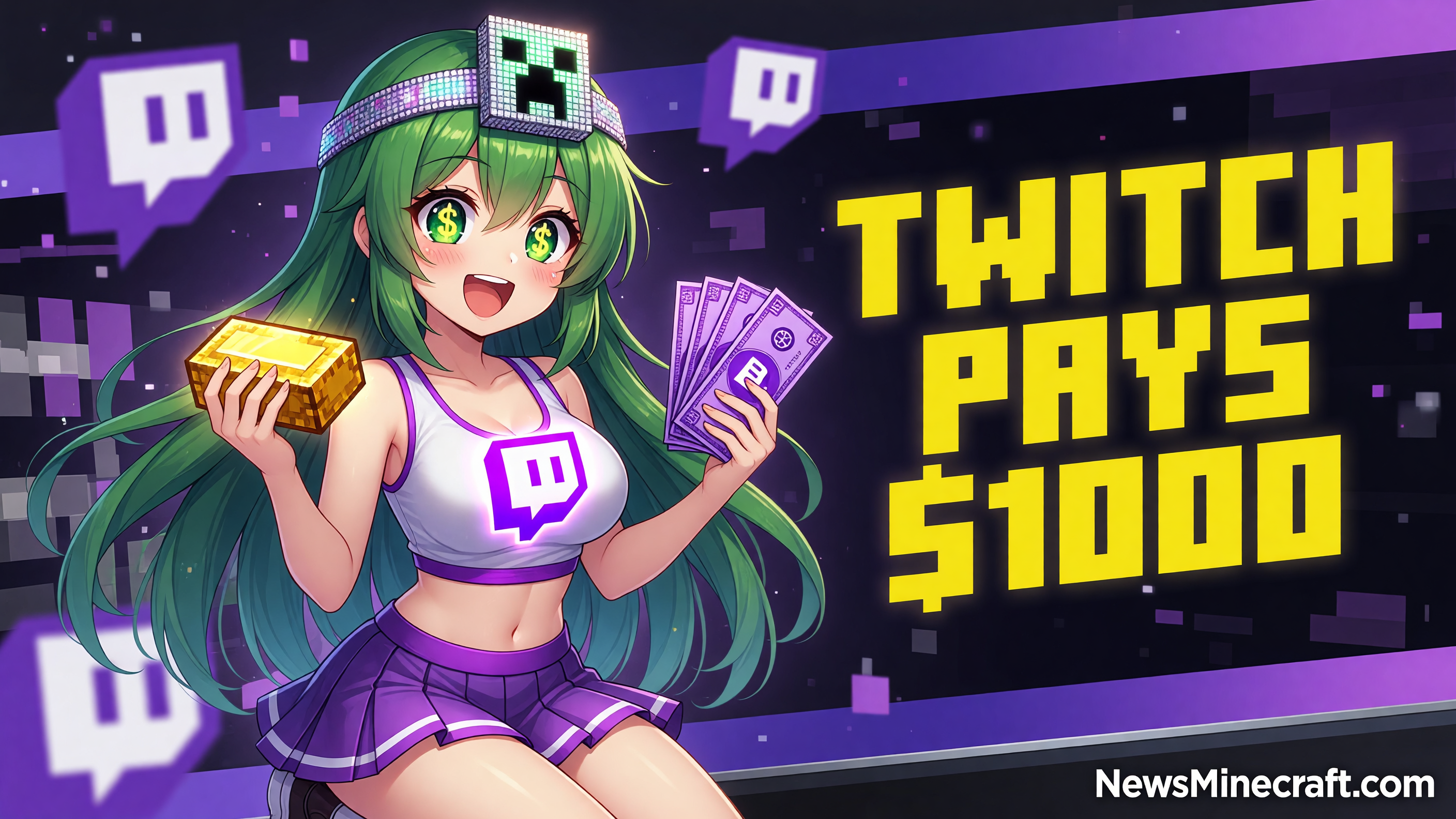 Twitch Partners With Minecraft for Paid Tiny Takeover Streaming Campaign Open to Affiliates