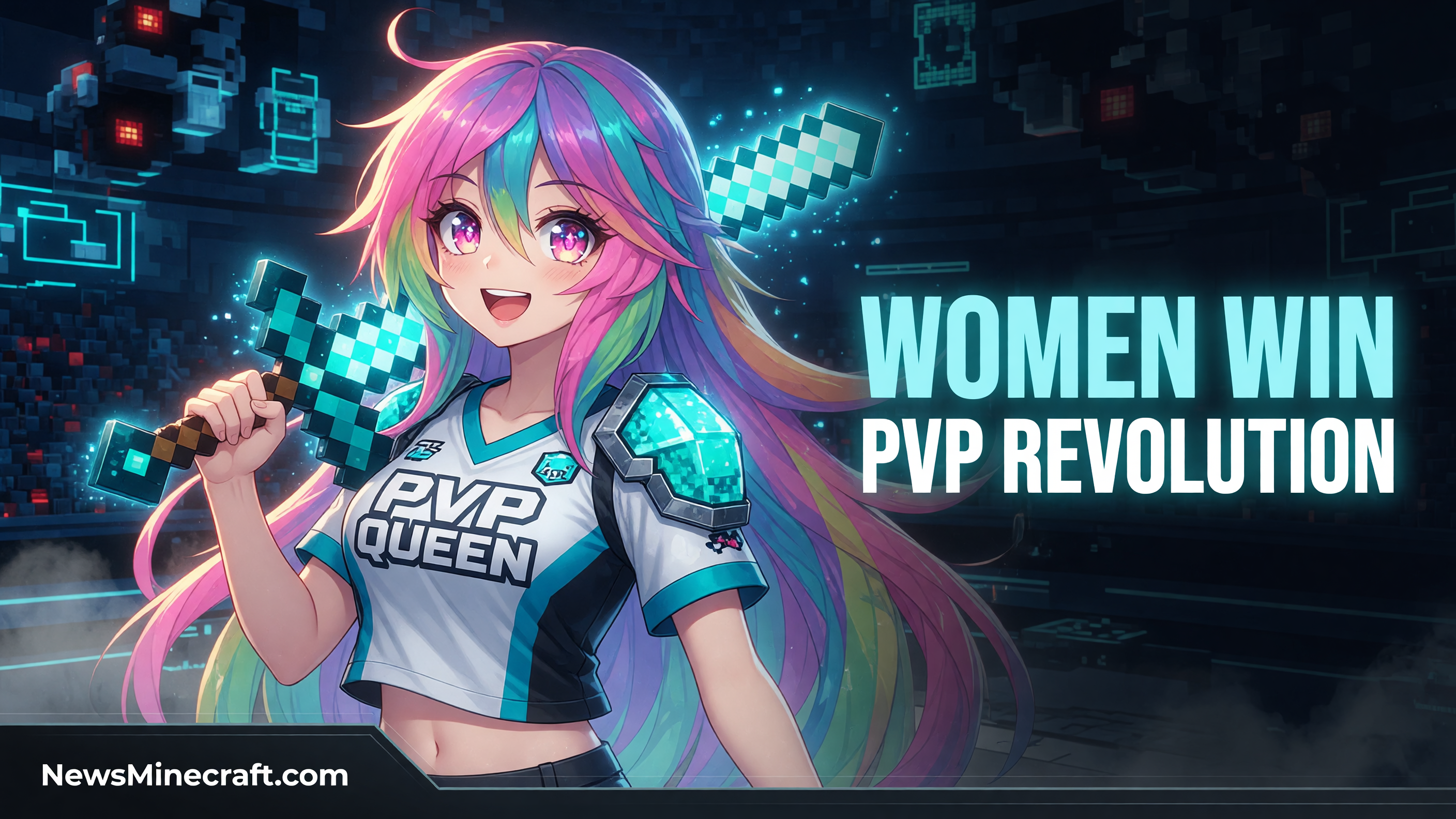 Women Flood New Competitive Minecraft Server Sparking Hope for Safer PvP