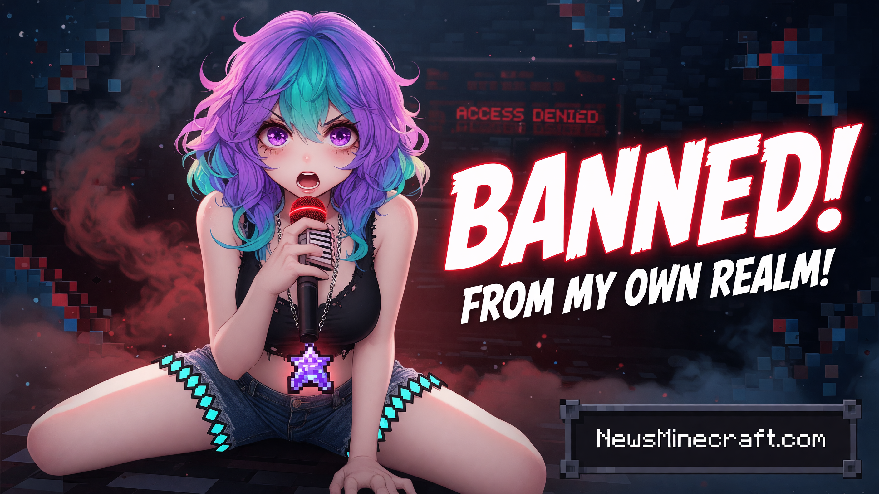 YouTuber Banned From His Own Minecraft Realm