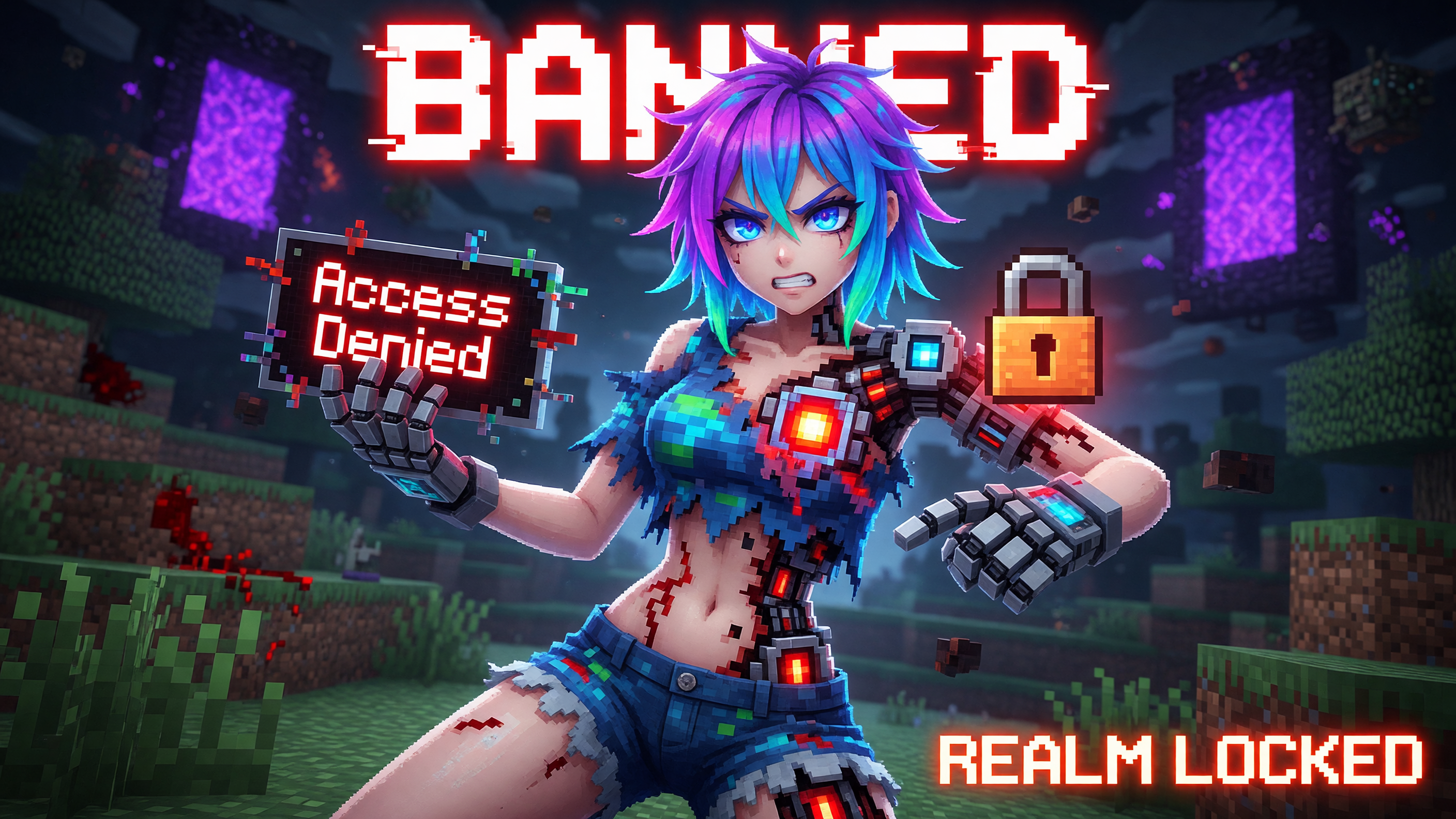 YouTuber Banned From His Own Minecraft Realm