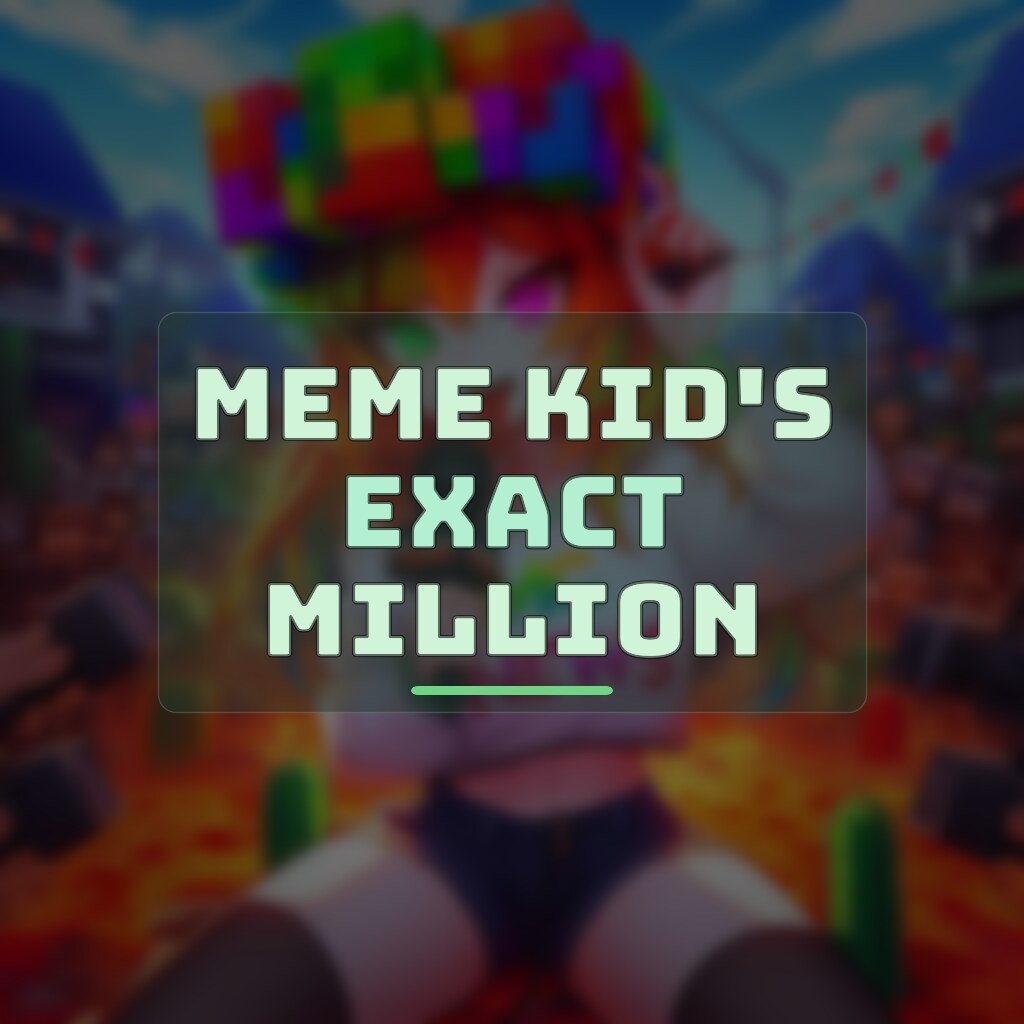 19 Year Old Minecraft YouTuber Raises Exactly $1234567 For Meme Prediction Market App