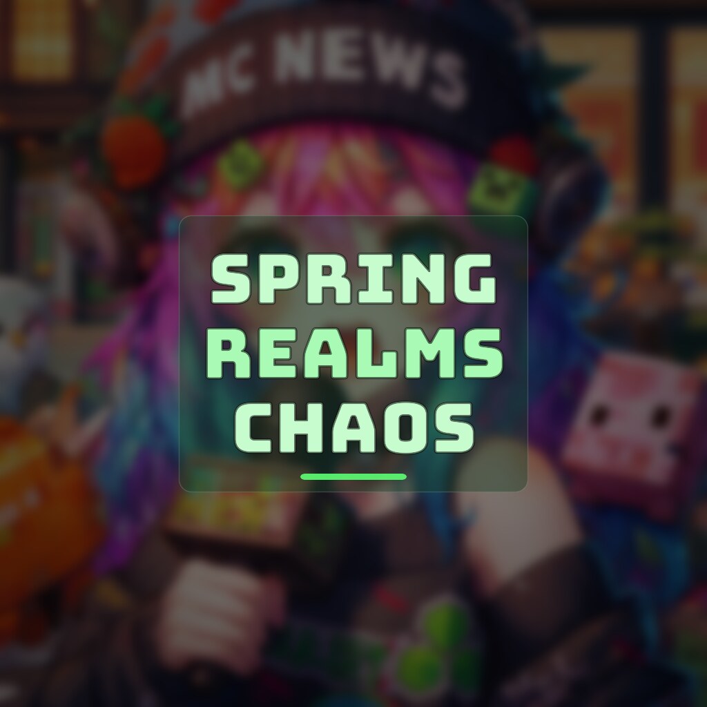 Java Realms Drops Nine New Spring Maps With Villager Armies, Parkour Warfare, and Massive Underground Adventures