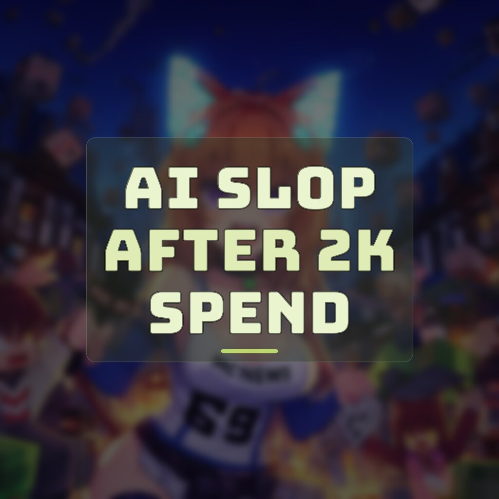 Tiny Minecraft Server Drops $2090 On Ad Then Uses AI Slop For Icon